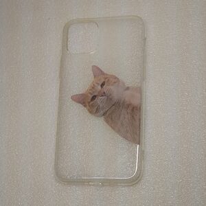 Clear Incredulous Cat  iPhone 11 / XR
New iPhone Case - Cream/Brown
